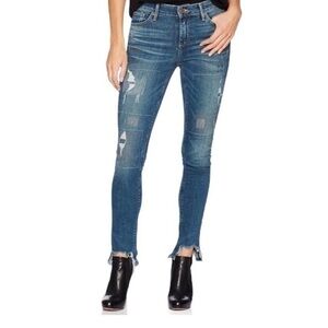 Lucky Brand Ava Skinny Distressed Jeans with Embroidery Details 00 / 24